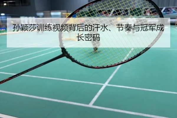 孙颖莎训练视频背后的汗水、节奏与冠军成长密码